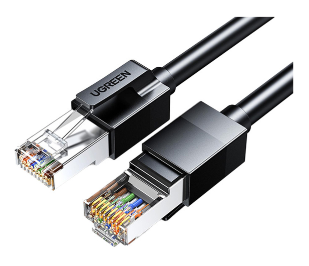 UGREEN Kabel Ethernet NW316 Cat6 F/UTP 8m czarny - 1489069 - zdjęcie